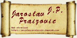 Jaroslav Praizović vizit kartica
